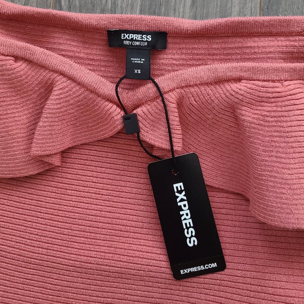 Body Contour Ruffle Off Shoulder Sweater Top - Picture 15 of 16